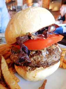 Burger made of wild game