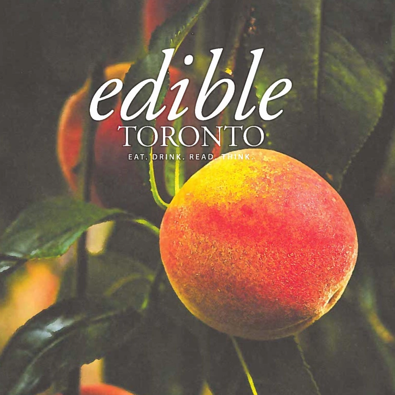 Edible Toronto celebrates local food culture season by season, community by community. Our mission is to be the community resource that connects the dots of seasonal, locally grown foods.