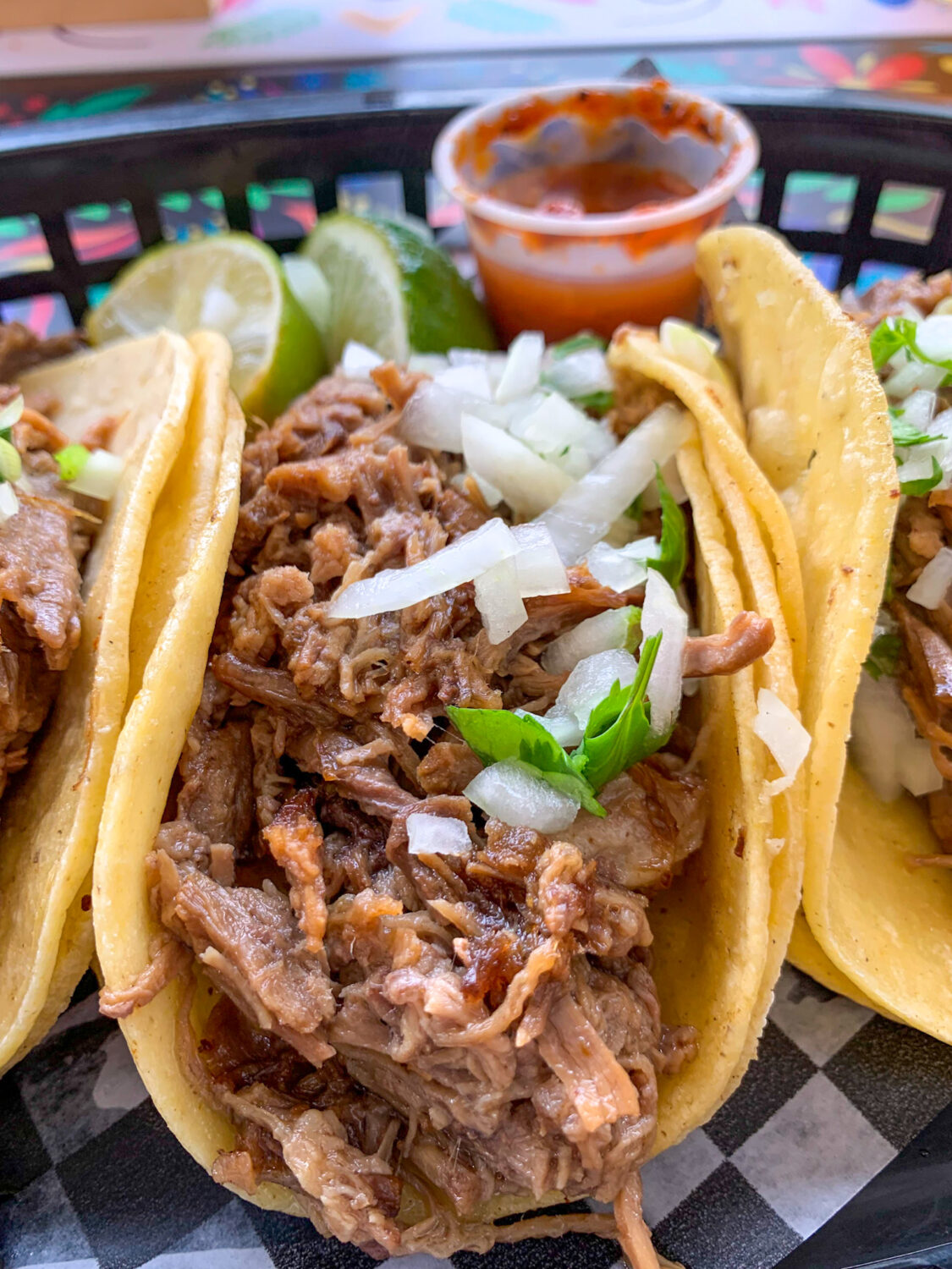 Suadero Tacos (close up)