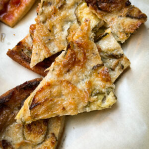 Scarpaccia – savoury cake with zucchini Scarpaccia - savoury cake with zucchini