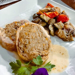 Mushroom stuffed Guinea Fowl Mushroom stuffed Guinea Fowl