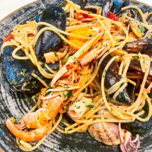 Spaghetti all Scoglio – mixed seafood pasta Spaghetti all Scoglio - mixed seafood pasta